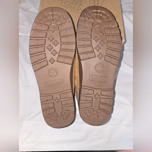 💥TIMBERLAND BOOTS SIZE 6Y/8W MULTI TAN - Picture 4 of 5